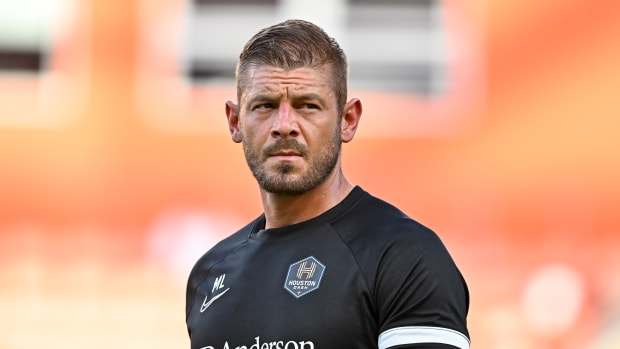 Lampson during the Dash’s 4-0 loss to the Portland Thorns on June 12, 2022.